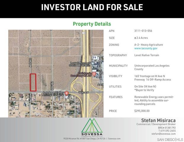 W Ave N, Palmdale, CA 93551