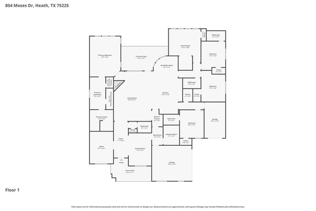 804 Moses Drive, Heath, TX 75032