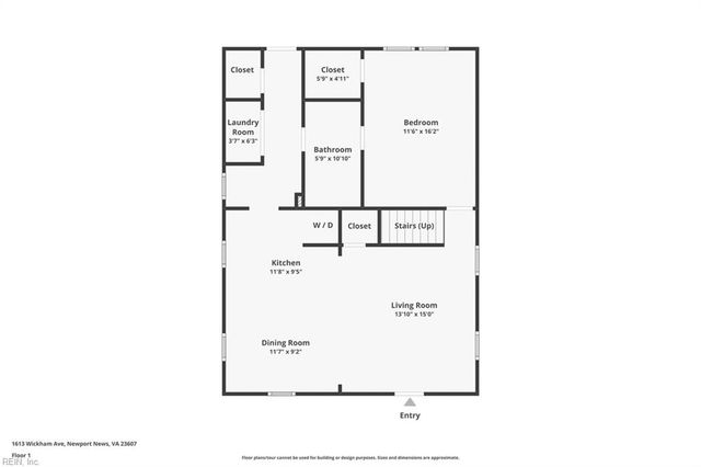 1613 Wickham AVE, Newport News, VA 23607
