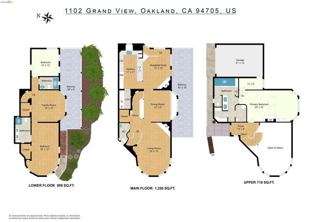 1102 1102 Grand View Drive, Berkeley, CA 94705