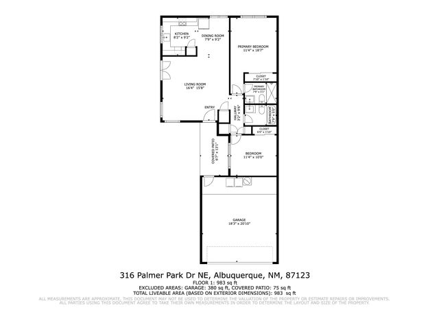 316 Palmer Park Drive NE, Albuquerque, NM 87123