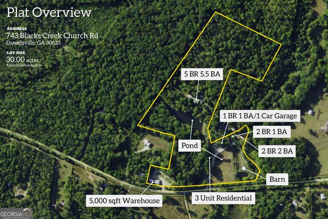 743 Blacks Creek Church Road, Danielsville, GA 30633