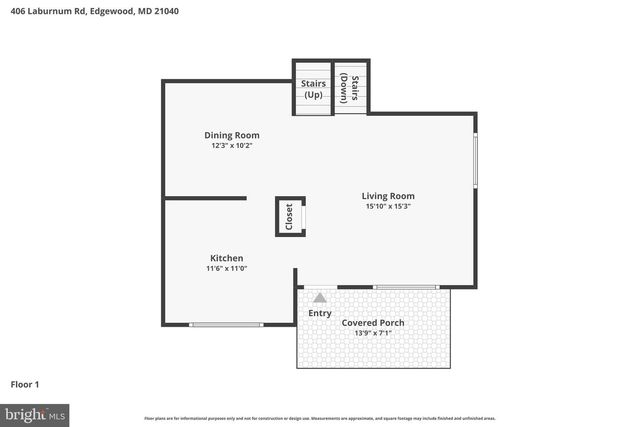 406 LABURNUM RD, Edgewood, MD 21040