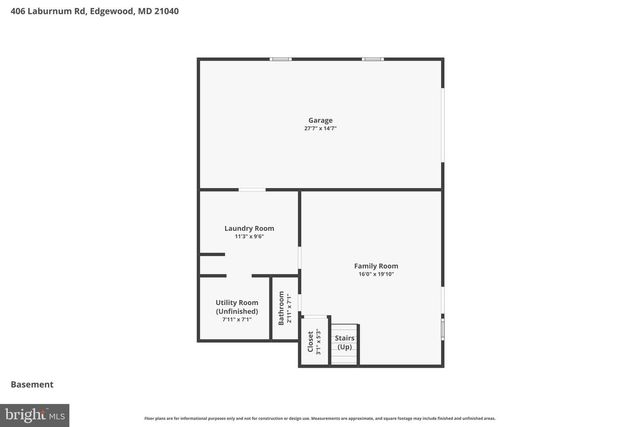 406 LABURNUM RD, Edgewood, MD 21040