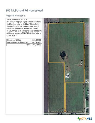 802 Mc Donald Road, Port Lavaca, TX 77979