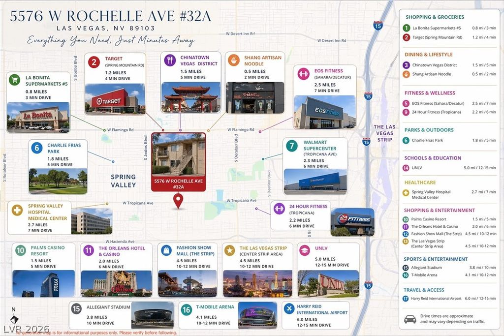Image 20 of property listing at 5576 West Rochelle Avenue 32A, Las Vegas, NV 89103