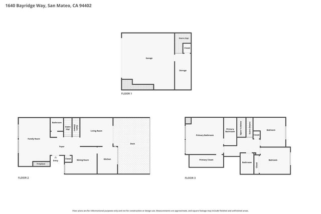 1640 Bayridge Way, San Mateo, CA 94402