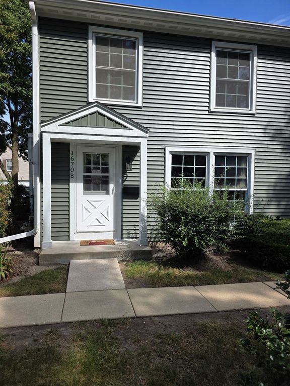 1670 Monticello Court B, Wheaton, IL 60189 — exterior