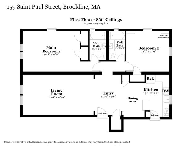 159 St Paul Street 1, Brookline, MA 02446