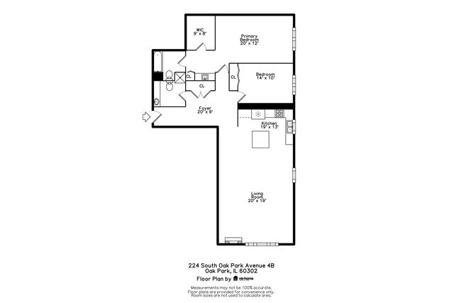 224 S OAK PARK Avenue 4B, Oak Park, IL 60302