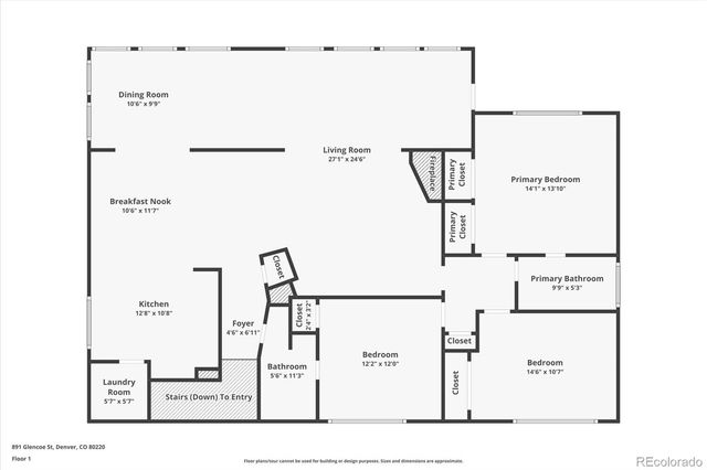 891 N Glencoe Street, Denver, CO 80220