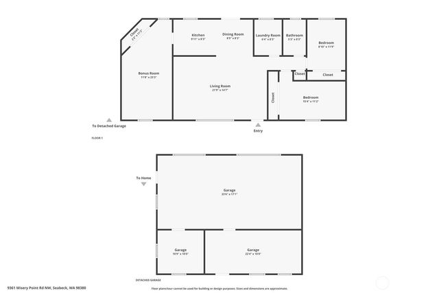 9355 9361 Misery Point Road, Seabeck, WA 98380