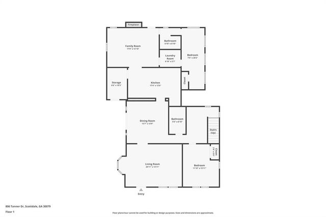 806 Tanner Drive, Scottdale, GA 30079