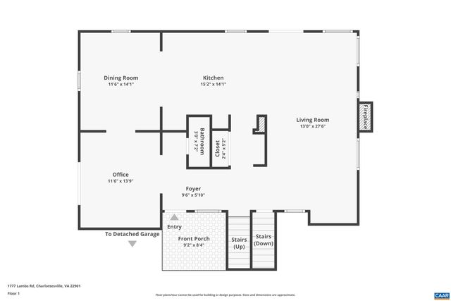 1777 LAMBS RD, Charlottesville, VA 22901