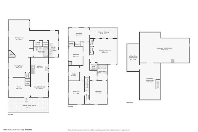 108 Grove AVENUE, Genoa City, WI 53128