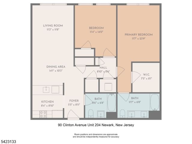 90 Clinton Ave 204, Newark City, NJ 07114