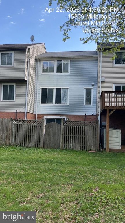 Image 19 of property listing at 15837 MILLBROOK LN #123, Laurel, MD 20707