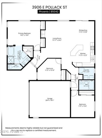 3906 E POLLACK Street, Phoenix, AZ 85042