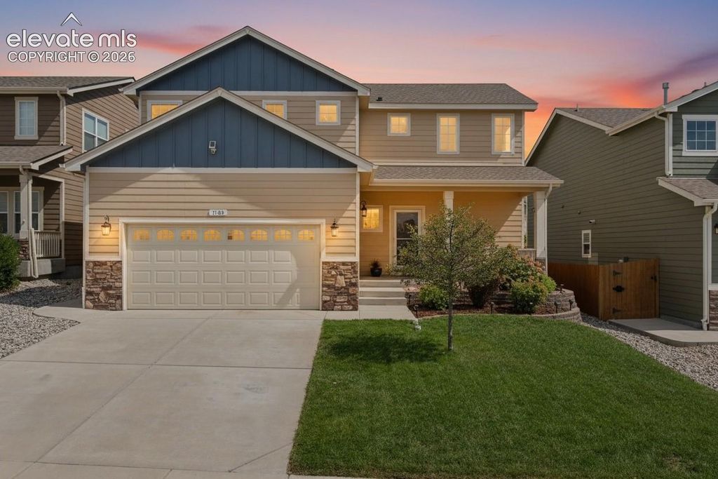 7183 RED CARDINAL Loop, Colorado Springs, CO 80908 — exterior