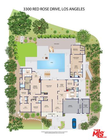 3300 Red Rose Drive, Encino, CA 91436