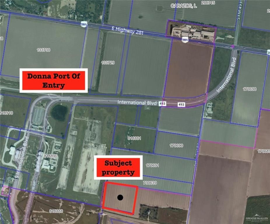 39000 Border Fence Service Road, Donna, TX 78537