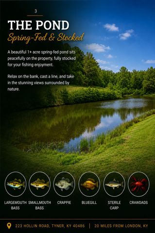 223 Hollin Road, Tyner, KY 40486