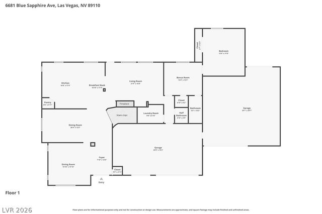 6681 Blue Sapphire Avenue, Las Vegas, NV 89110