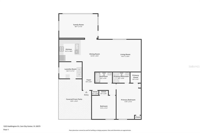 1222 HADDINGTON CIRCLE, Sun City Center, FL 33573