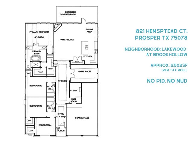 821 Hempstead Court, Prosper, TX 75078