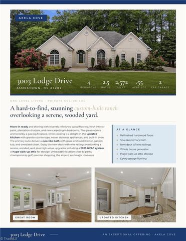 3003 Lodge Drive, Jamestown, NC 27282