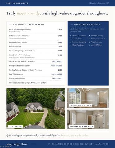 3003 Lodge Drive, Jamestown, NC 27282