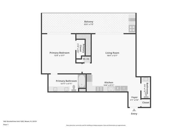 1451 BRICKELL Avenue 1202, Miami, FL 33131