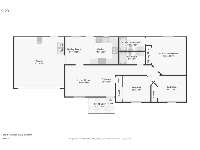 608 Se SUMNER St, Camas, WA 98607