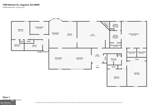 1509 Weaver Drive, Augusta, GA 30909