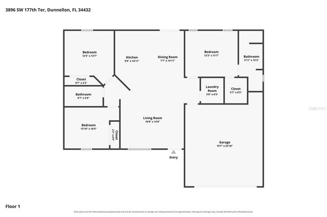 3896 SW 177TH TERRACE, Dunnellon, FL 34432