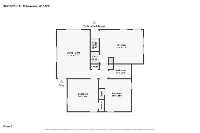 3763 S 20th PLACE, Milwaukee, WI 53221