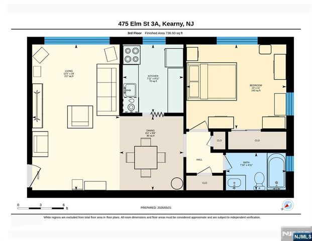475 Elm Street 3A, Kearny, NJ 07032