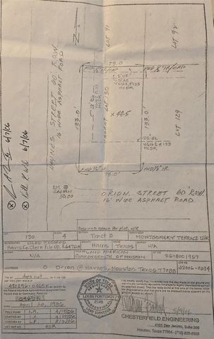 0 Orion Street, Houston, TX 77088