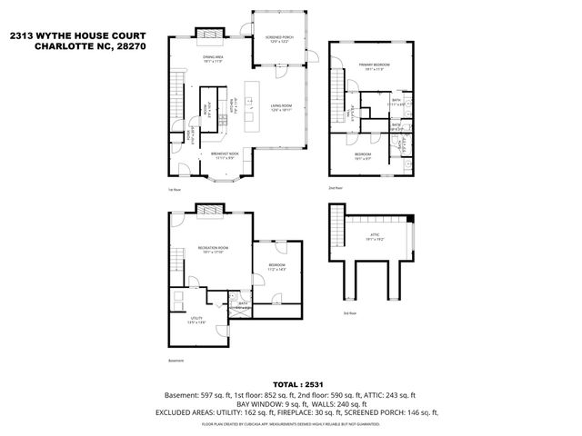 2313 Wythe House Court, Charlotte, NC 28270