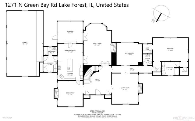 1271 N Green Bay Road, Lake Forest, IL 60045