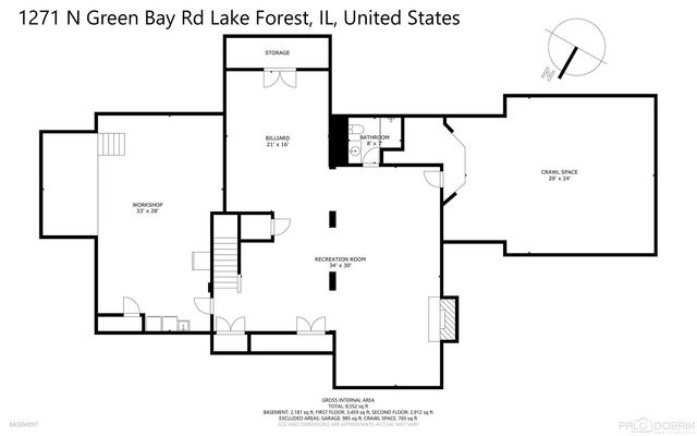 1271 N Green Bay Road, Lake Forest, IL 60045