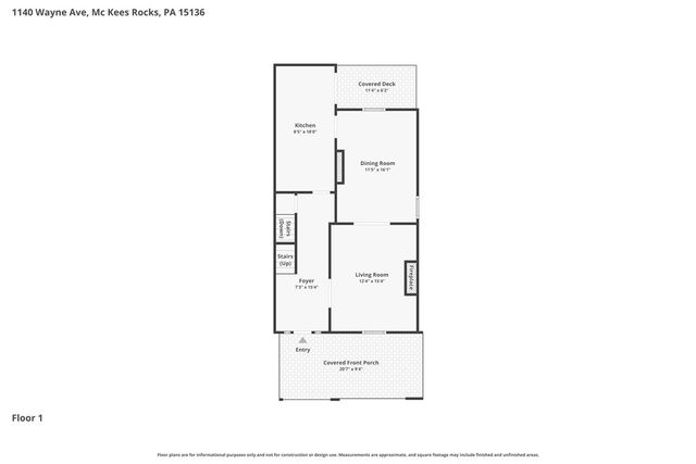 1140 Wayne Avenue, Mckees Rocks, PA 15136