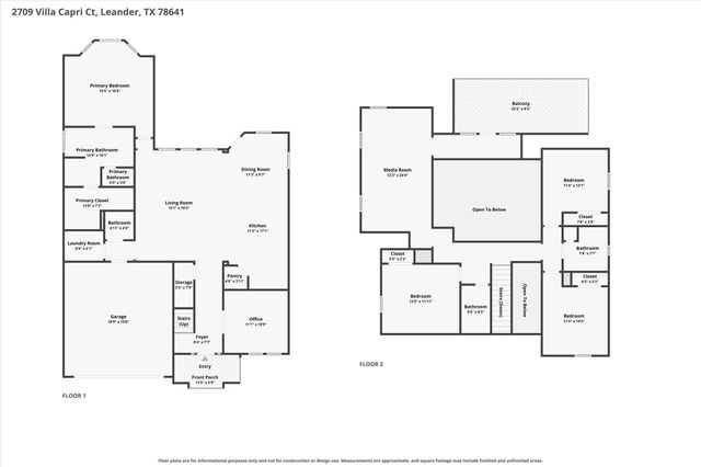 2709 Villa Capri CT, Leander, TX 78641