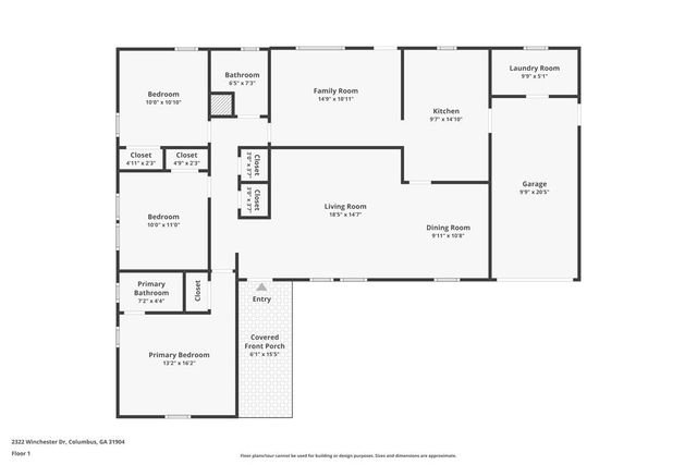 2322 Winchester Drive, Columbus, GA 31904