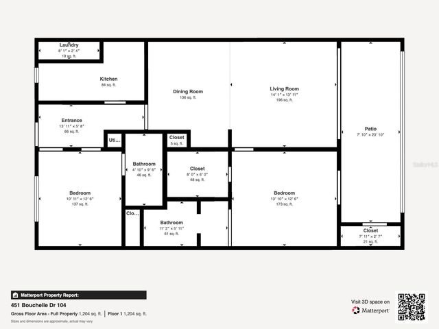 451 BOUCHELLE DRIVE 104, New Smyrna Beach, FL 32169