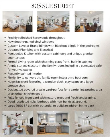 805 Sue Street, Houston, TX 77009