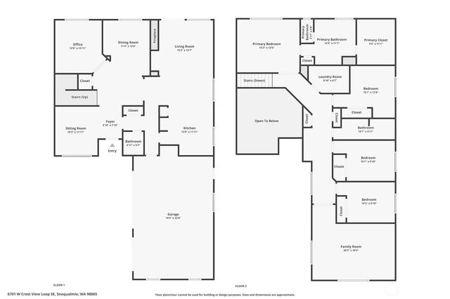 6701 W Crest View Loop SE, Snoqualmie, WA 98065