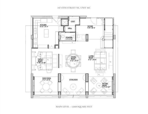 147 15th NE Street 16C, Atlanta, GA 30309