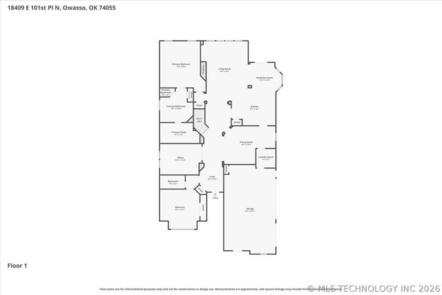 18409 E 101st Place North, Owasso, OK 74055