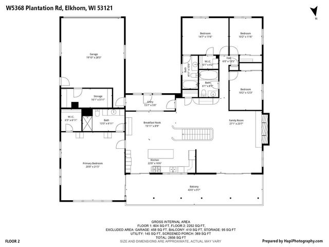 W5368 Plantation ROAD, Elkhorn, WI 53121